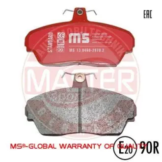 Комплект тормозных колодок, дисковый тормоз MASTER SPORT 13046158642SETMS