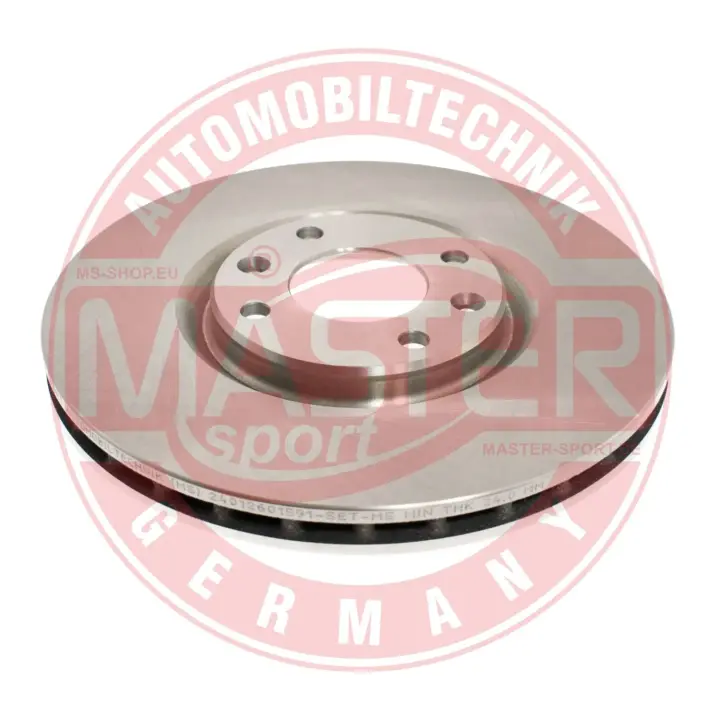 Тормозной диск MASTER SPORT 24012601591PCSMS (фото 1)