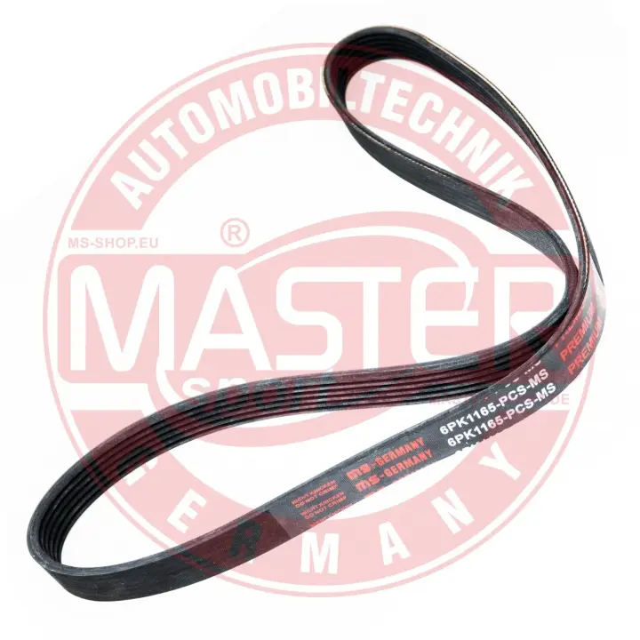 Ремень поликлиновой MASTER SPORT 6PK1165PCSMS (фото 1)
