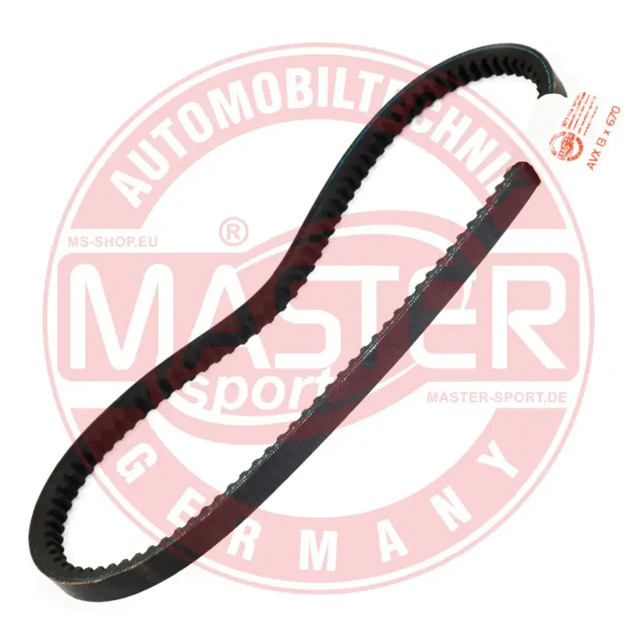 Клиновой ремень MASTER SPORT AVX13X670PCSMS (фото 1)