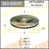 Диск тормозной front LANCER, LANCER CEDIA/ CT9A [уп.2] MASUMA BD3205 (фото 1)