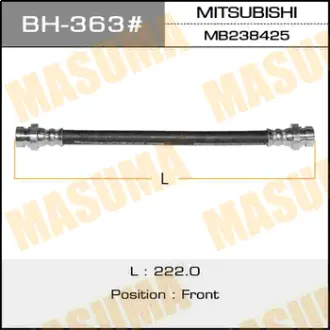 Шланг тормозной MMC- /front/ Pajero L14#G Out MASUMA BH363