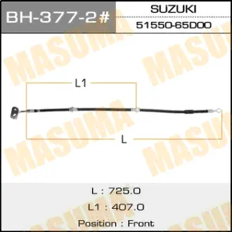 Шланг тормозной Sz- /front/ Escudo (9711-) T###W LH MASUMA BH3772