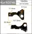 Кронштейн бампера переднього лівий Toyota Corolla (02-07) (KJ-1074L) MASUMA KJ1074L (фото 1)