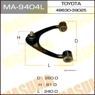 Рычаг верхний front up MARK2, CHASER, CRESTA GX10#, JZX10#, LX10# (L) MASUMA MA9404L