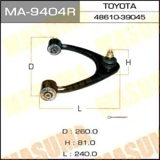 Рычаг верхний front up MARK2, CHASER, CRESTA GX10#, JZX10#, LX10# (R) MASUMA MA9404R