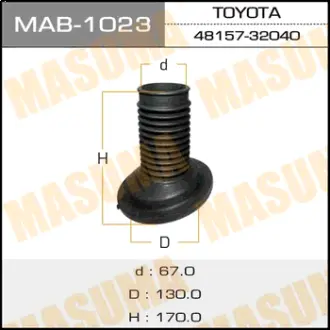 Пыльник стоек MASUMA MAB1023