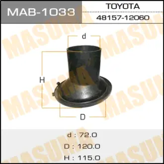 Пыльник стоек MASUMA MAB1033