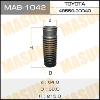 Пыльник стоек MASUMA MAB1042