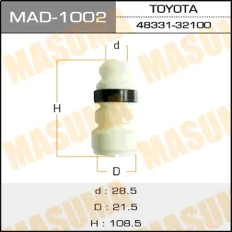 Відбійник амортизатора (MAD-1002) MASUMA MAD1002