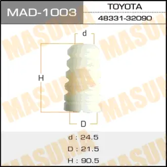 Отбойник амортизаторов, 21х24х90, T.Camry /SV40. SV41/ 48331-32090 MASUMA MAD1003