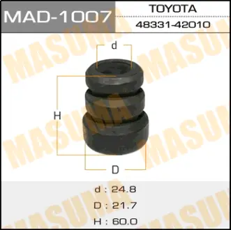 Отбойник амортизаторов, T.RAV4, Ipsum /SXA1#/ 48331-42010 MASUMA MAD1007