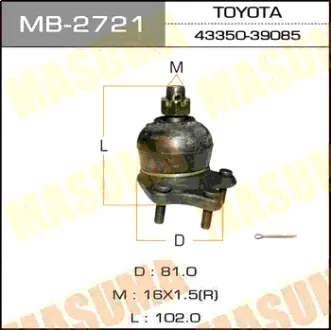 Шаровая опора front up HILUX/LN16#, LN17#, RZN16#, RZN174 MASUMA MB2721