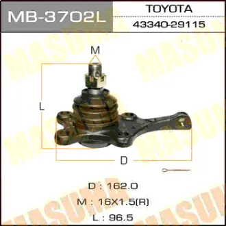 Шаровая опора front low LITE/TOWNACE #M6#, #M5#, #M4#, #R3#, LH MASUMA MB3702L