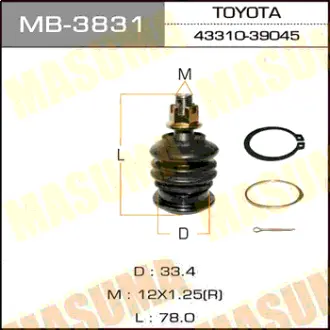 Шаровая опора front up ##X9#, ##X10# MASUMA MB3831