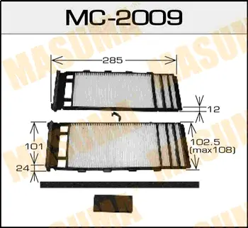 Салонный фильтр AC-203 MASUMA MC2009