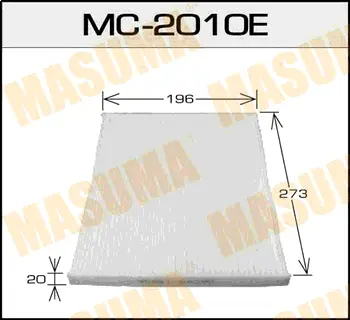 Фільтр салону (MC-2010) MASUMA MC2010