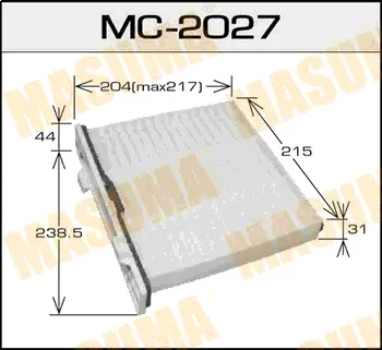 Салонный фильтр MASUMA MC2027