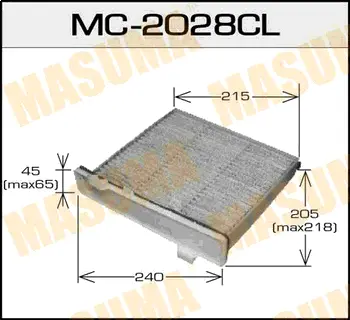 Фільтр салону (MC-2028CL) MASUMA MC2028CL