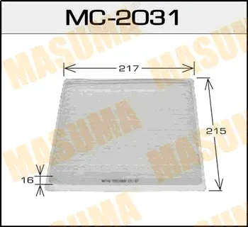 Фільтр салону (MC-2031) MASUMA MC2031