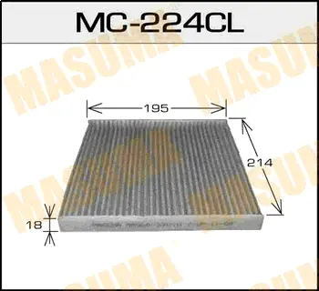 Салонный фильтр AC-101E угольный MASUMA MC224CL