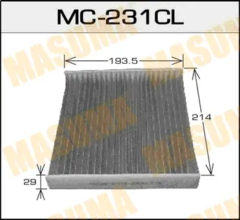 Фільтр салону (MC-231CL) MASUMA MC231CL