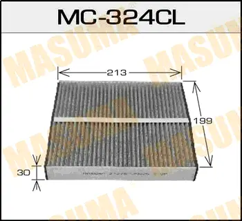 Фільтр салону AC-201 вугільний (MC-324CL) MASUMA MC324CL
