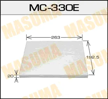 Фільтр салону AC-207E (MC-330) MASUMA MC330