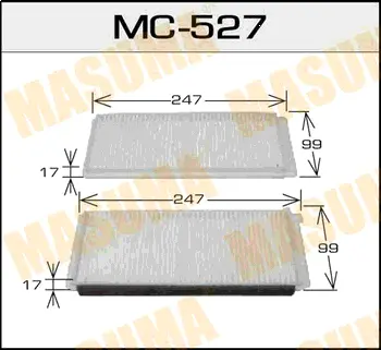 Салонный фильтр AC-404E MASUMA MC527