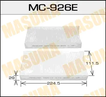 Салонный фильтр AC-803 MASUMA MC926
