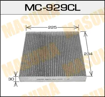 Фільтр салону AC-806E вугільний (MC-929CL) MASUMA MC929CL