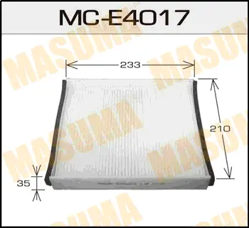 Салонный фильтр CA-19160 VOLVO/ C30, S40/ V1800, V2500 04- MASUMA MCE4017