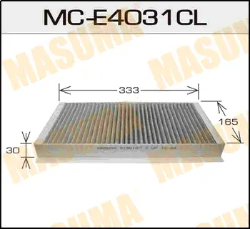 Салонный фильтр AC0136C угольный OPEL/ CORSA /V1300, V1600, V1800 00-06 MASUMA MCE4031CL