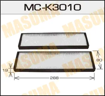 Салонный фильтр AC9406 HYUNDAI/ i20/ V1200, V1400, V1600 06- MASUMA MCK3010