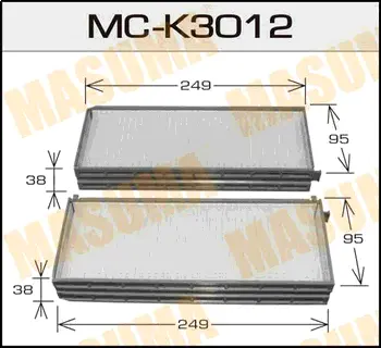 Салонный фильтр AC0159SET HYUNDAI/ SANTA FE/ V2000, V2400, V2700 03-05 MASUMA MCK3012