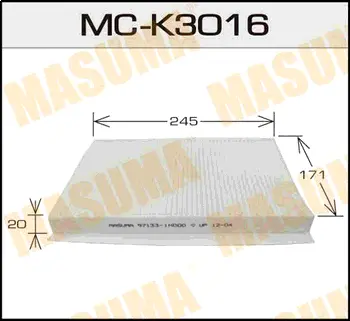 Фільтр салону AC9402 KIA/ CEED/ V1400 V1600 V2000 06- (MC-K3016) MASUMA MCK3016