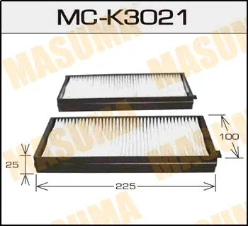 Салонный фильтр AC9308SET KIA/ RIO/ V1300, V1500 00-05 MASUMA MCK3021