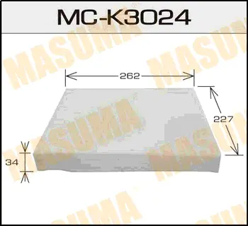 Фільтр салону (MC-K3024) MASUMA MCK3024