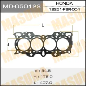 Прокладка Головки блока B20B MASUMA MD05012S