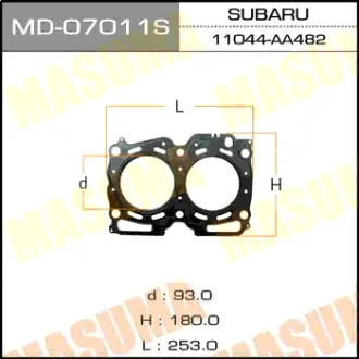 Прокладка Головки блока EJ20 MASUMA MD07011S