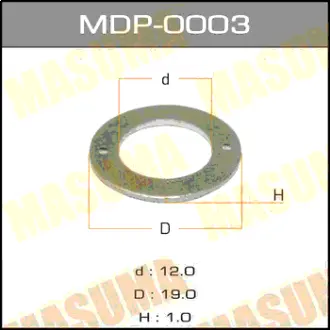 Шайбы для форсунок (обратка) 12х19,2х1 MASUMA MDP0003