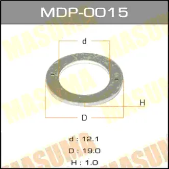 Шайбы для форсунок (обратка) 23654-64010 12,1х18,8х1 #C, #L, 1HZ, 1KZ, 1PZ, 1N# MASUMA MDP0015