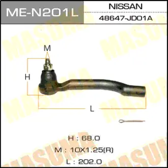 Наконечник кермовий (ME-N201L) MASUMA MEN201L