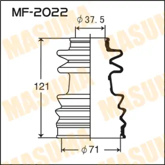 Пыльник ШРУСа MF-2022 MASUMA MF2022