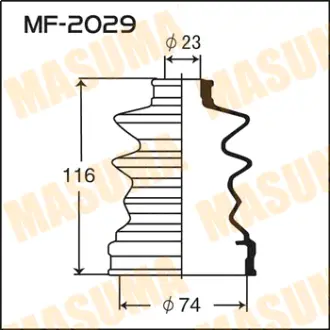 Пыльник ШРУСа MF-2029 MASUMA MF2029