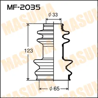 Пыльник ШРУСа MF-2035 MASUMA MF2035