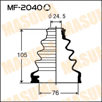 Пыльник ШРУСа MF-2040 MASUMA MF2040