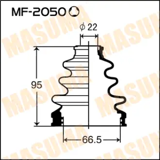 Пыльник ШРУСа MF-2050 MASUMA MF2050
