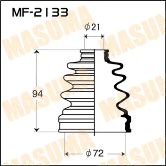 Пыльник ШРУСа MF-2133 MASUMA MF2133