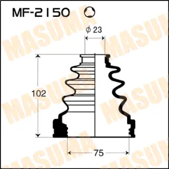 Пыльник ШРУСа MF-2150 MASUMA MF2150